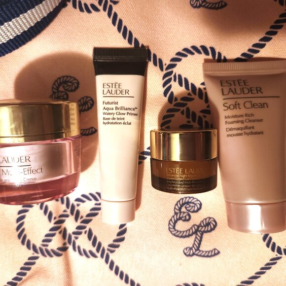 Estee Lauder Beauty Bundle - Tote Bag with Four Travel Size Products - NIP - Picture 3 of 10